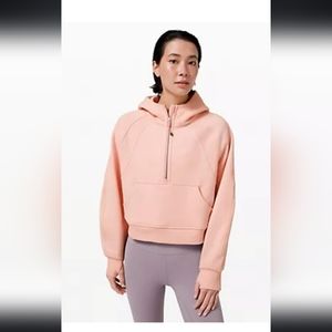 Lululemon Scuba Oversized Half-Zipped Hoodie in Pink Mist